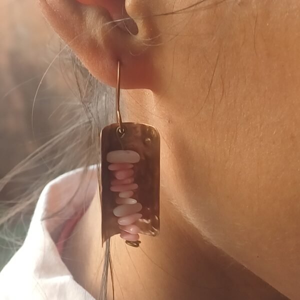 Copper and pink beads - Image 6
