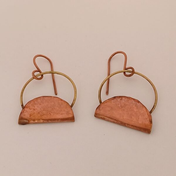Copper Moonrise Earrings - Image 4