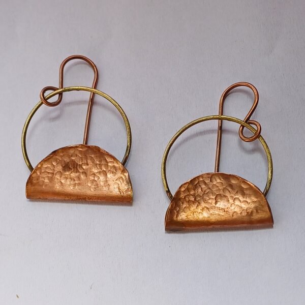 Copper Moonrise Earrings