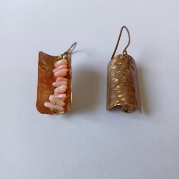 Copper and pink beads - Image 5