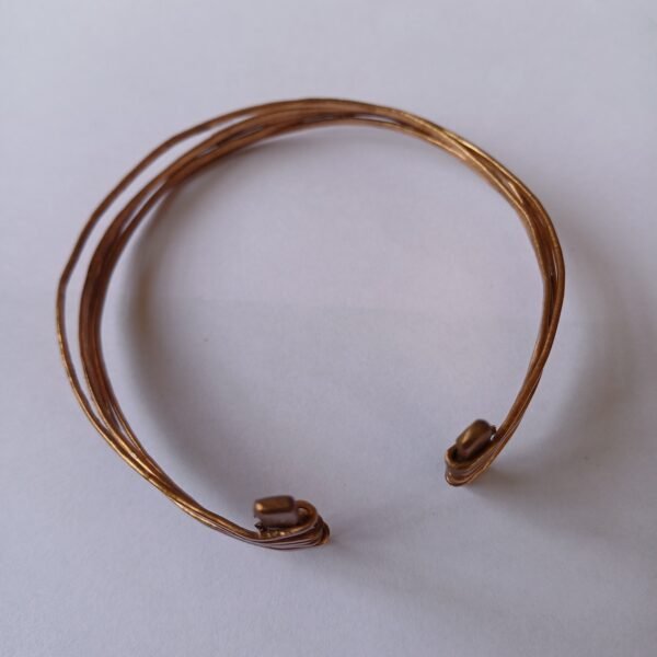 "Twisted Harmony Copper Cuff" - Image 2