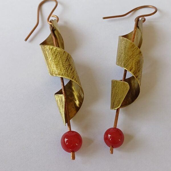 spiral Drop Earrings - Image 4