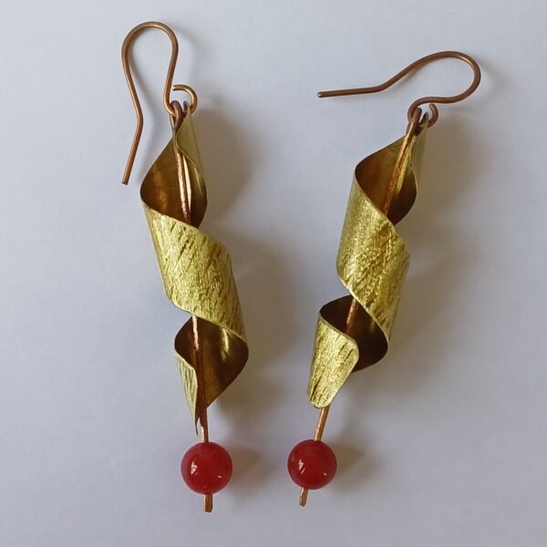 spiral Drop Earrings - Image 2