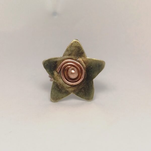 "Starry Shine Copper-Brass Ring" - Image 4