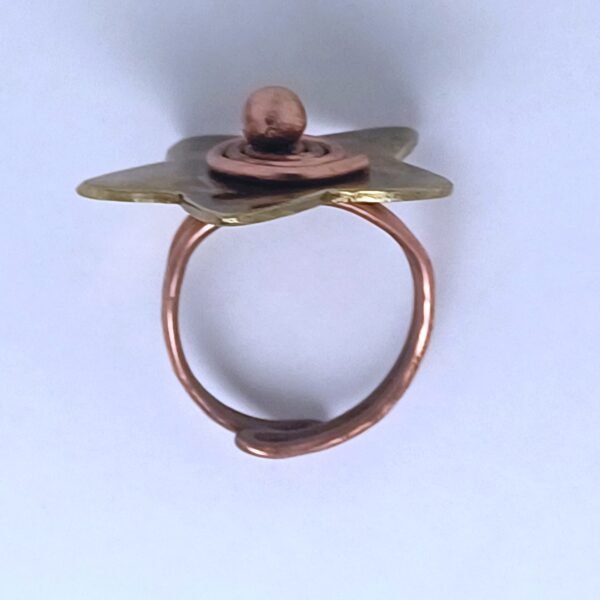 "Starry Shine Copper-Brass Ring" - Image 2