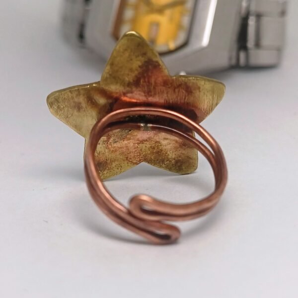 "Starry Shine Copper-Brass Ring" - Image 7