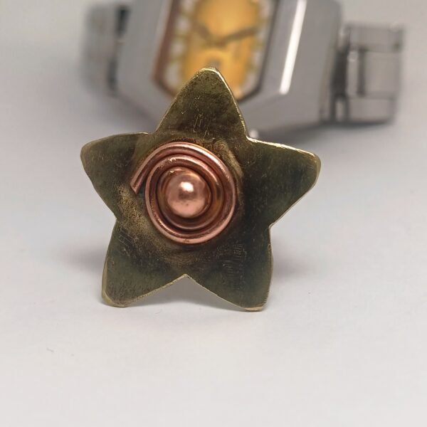 "Starry Shine Copper-Brass Ring" - Image 9