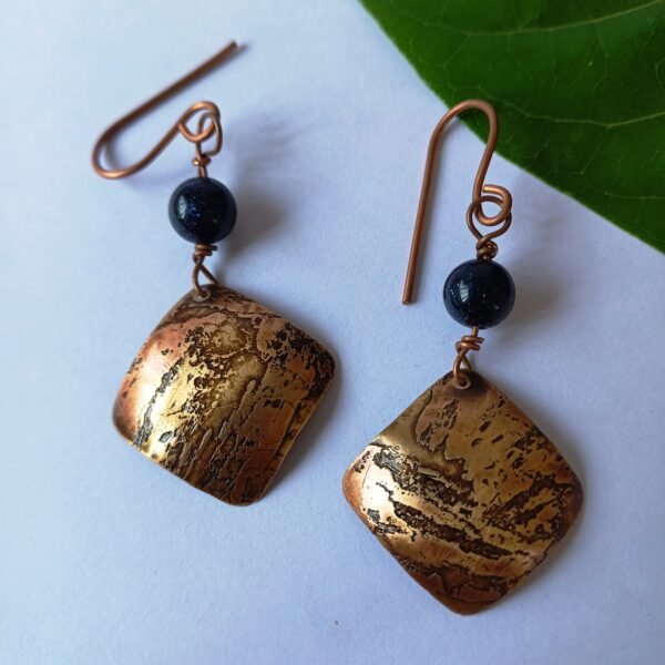 Midnight Earth Earrings - Image 2