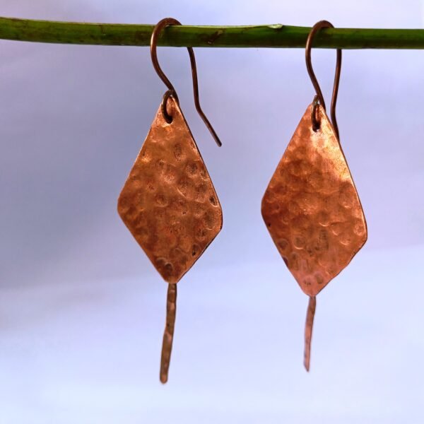 Rustic Copper Diamond Drop - Image 4