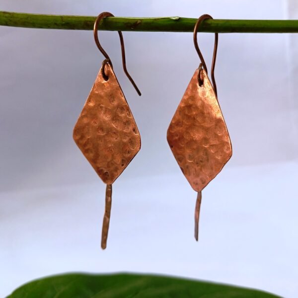 Rustic Copper Diamond Drop - Image 3